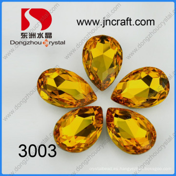 Dz-3003 Light Topaz Tear Drop para joyería